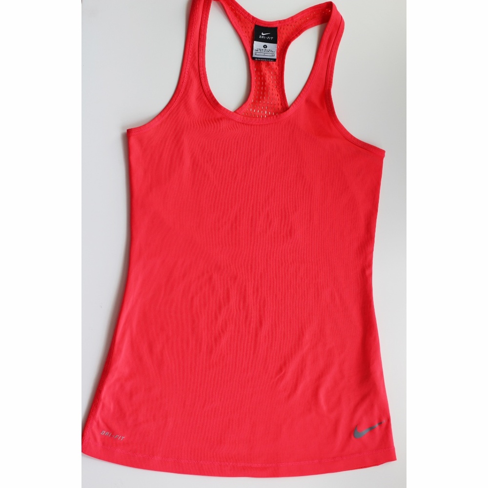 NIKE DRI-FIT  Coral Tank Top with Semi Mesh Back